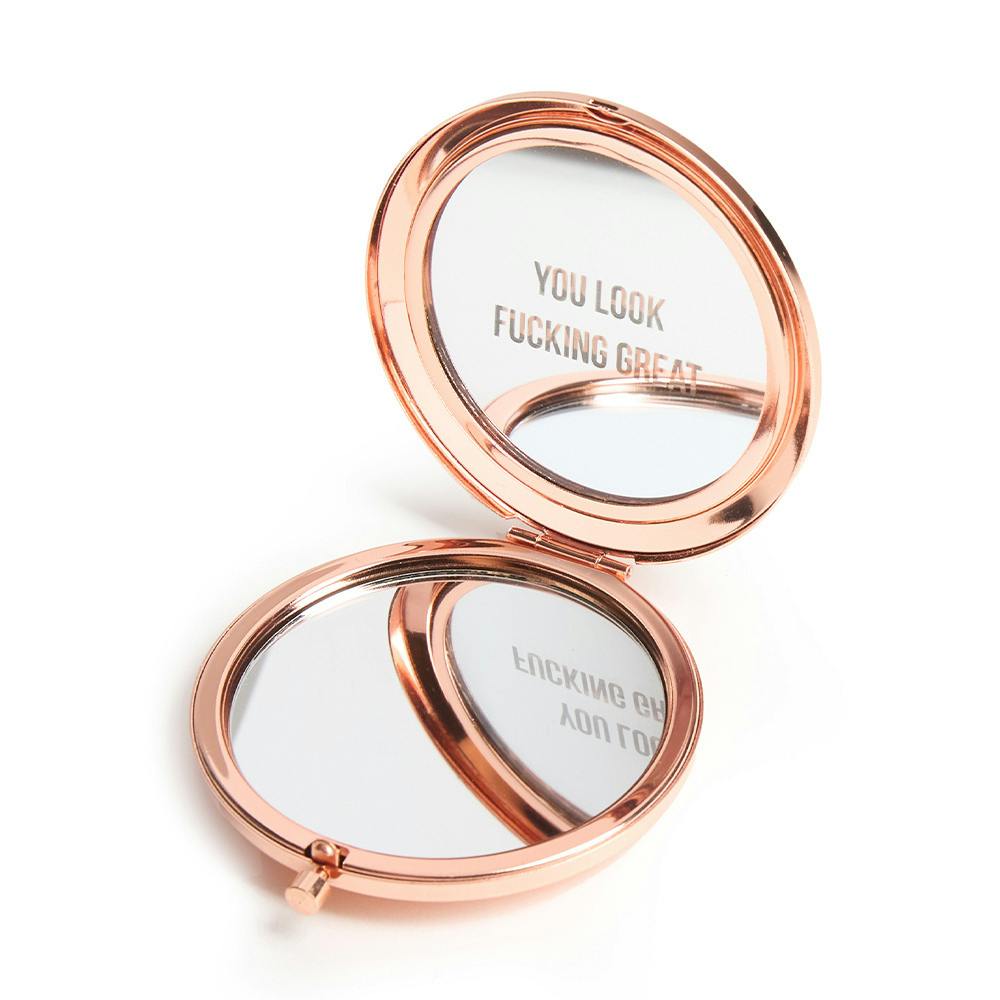 Compact Mirror - Rose Gold | Beboe - Mirror