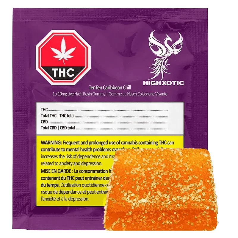 TenTen Caribbean Chill Live Rosin Gummy | 1 Pack