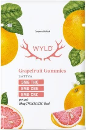 Real Fruit Grapefruit 1:1:1 THC:CBG:CBC 2 Pack