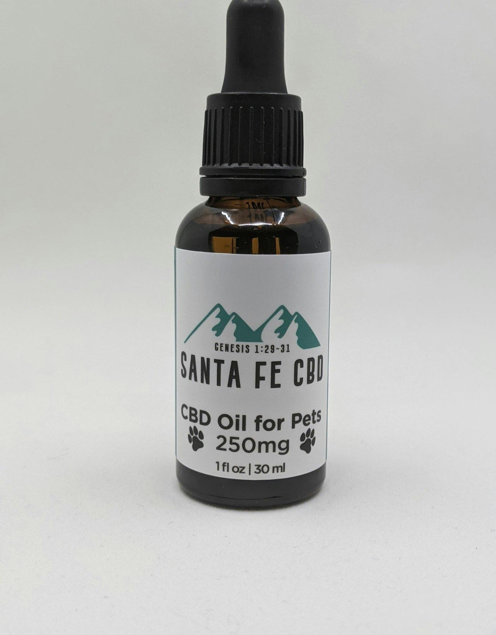CBD Oil - Pets (250mg CBD) | Santa Fe CBD - Pet Tincture
