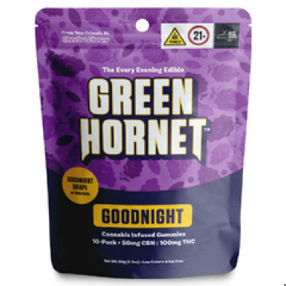 CBN+THC Goodnight Grape [10pk] (100mg THC/50mg CBN) | Cheeba Chews - Green Hornet Gummies
