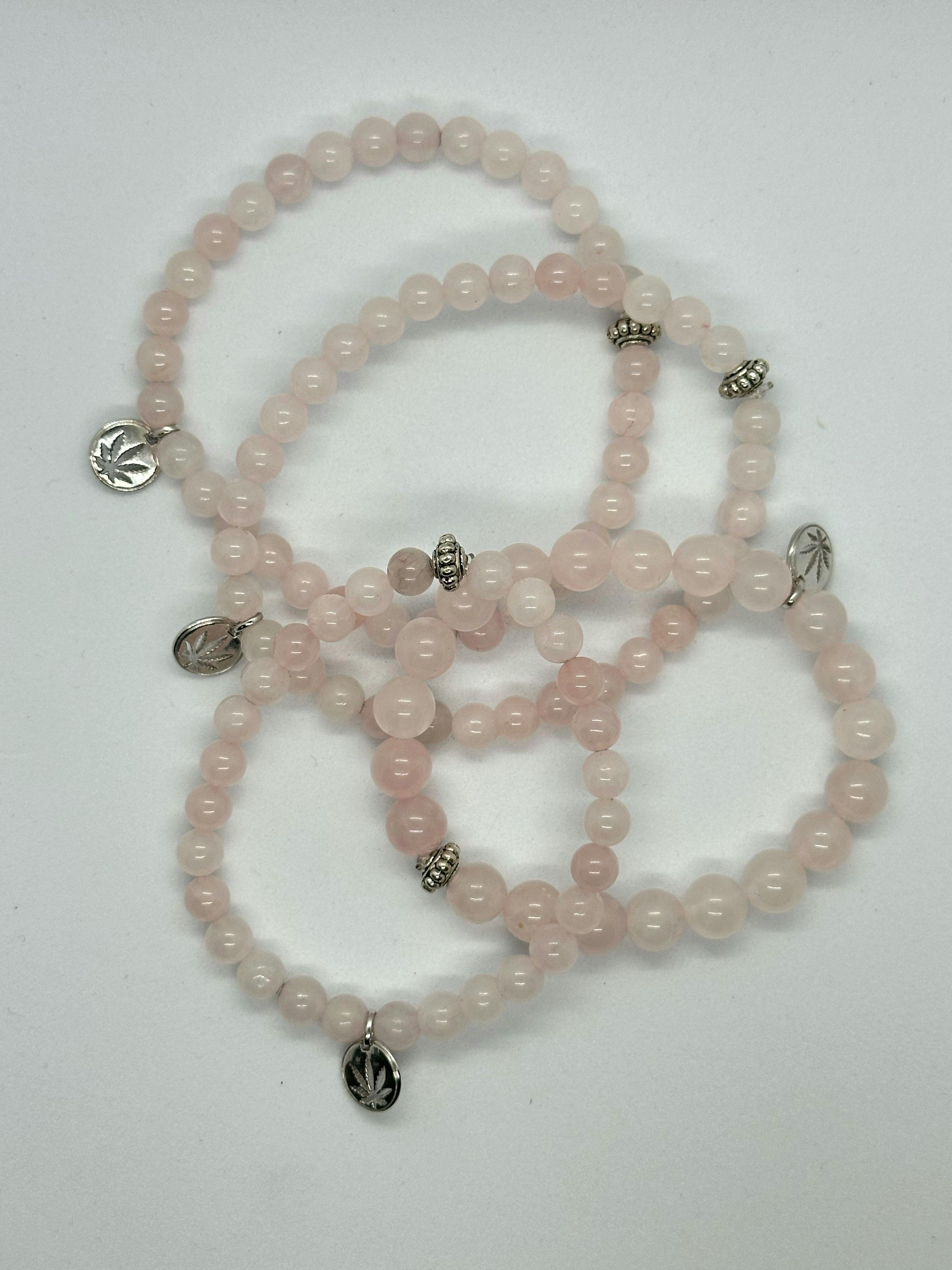 Local Artist Bracelets- Rose Quartz | Jewelry