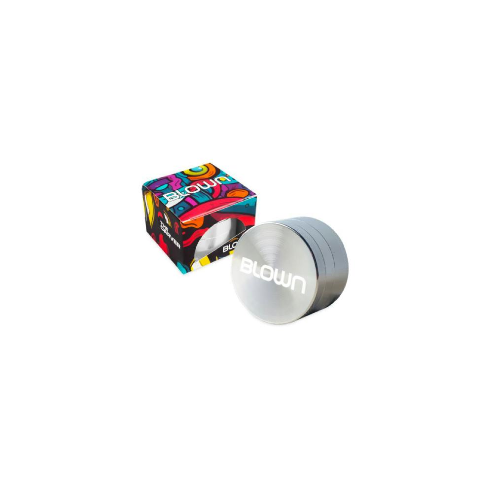 Aluminum Grinder - Silver [50mm] | Blown - Grinder