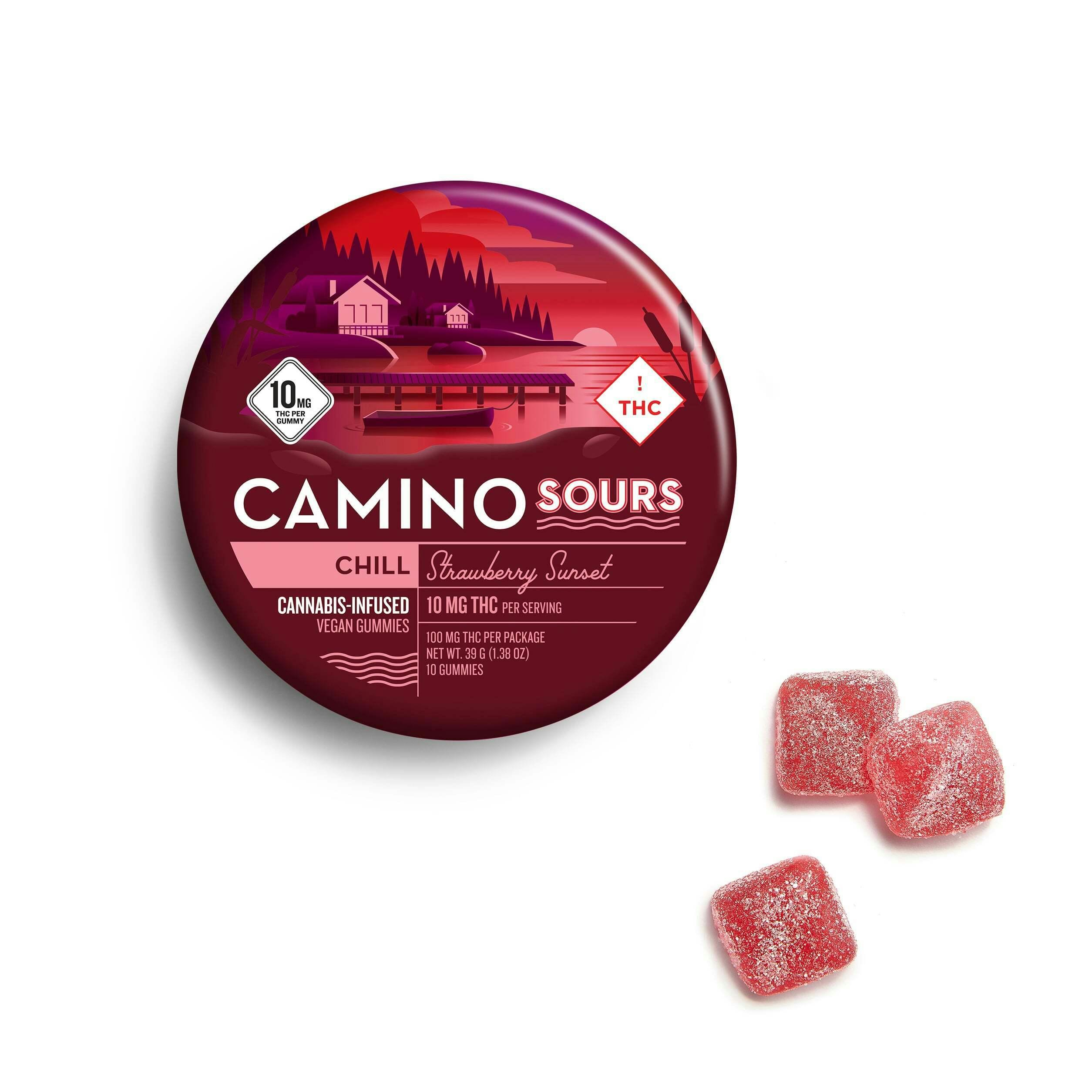 'Chill' Strawberry Sunset [10pk] (100mg THC)