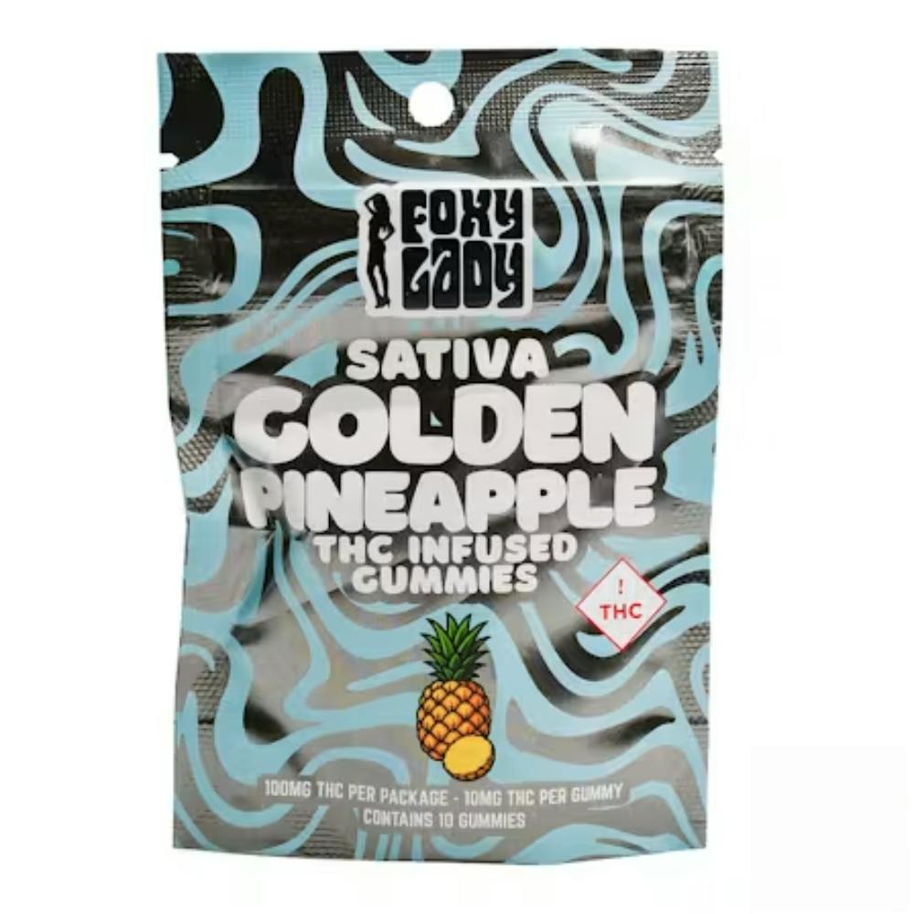 Golden Pineapple [10pk] (100mg) at Black Powder Dispensary