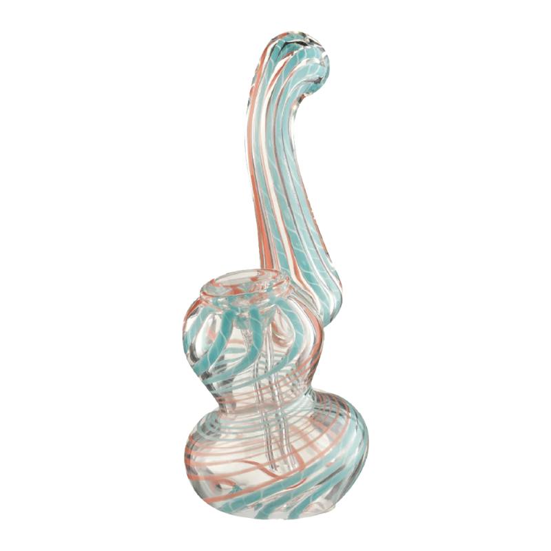 Biohazard - 5 in. Striped Sherlock Bubbler