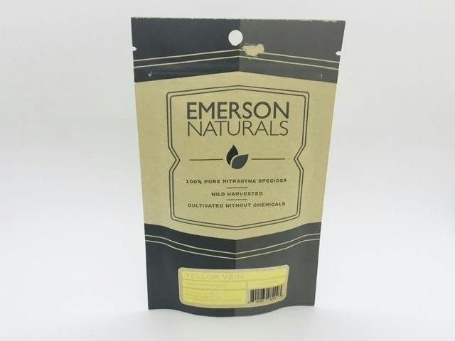 Emerson Naturals - Kratom - Yellow Vein - 1oz (Tax Included, OTD Pricing)