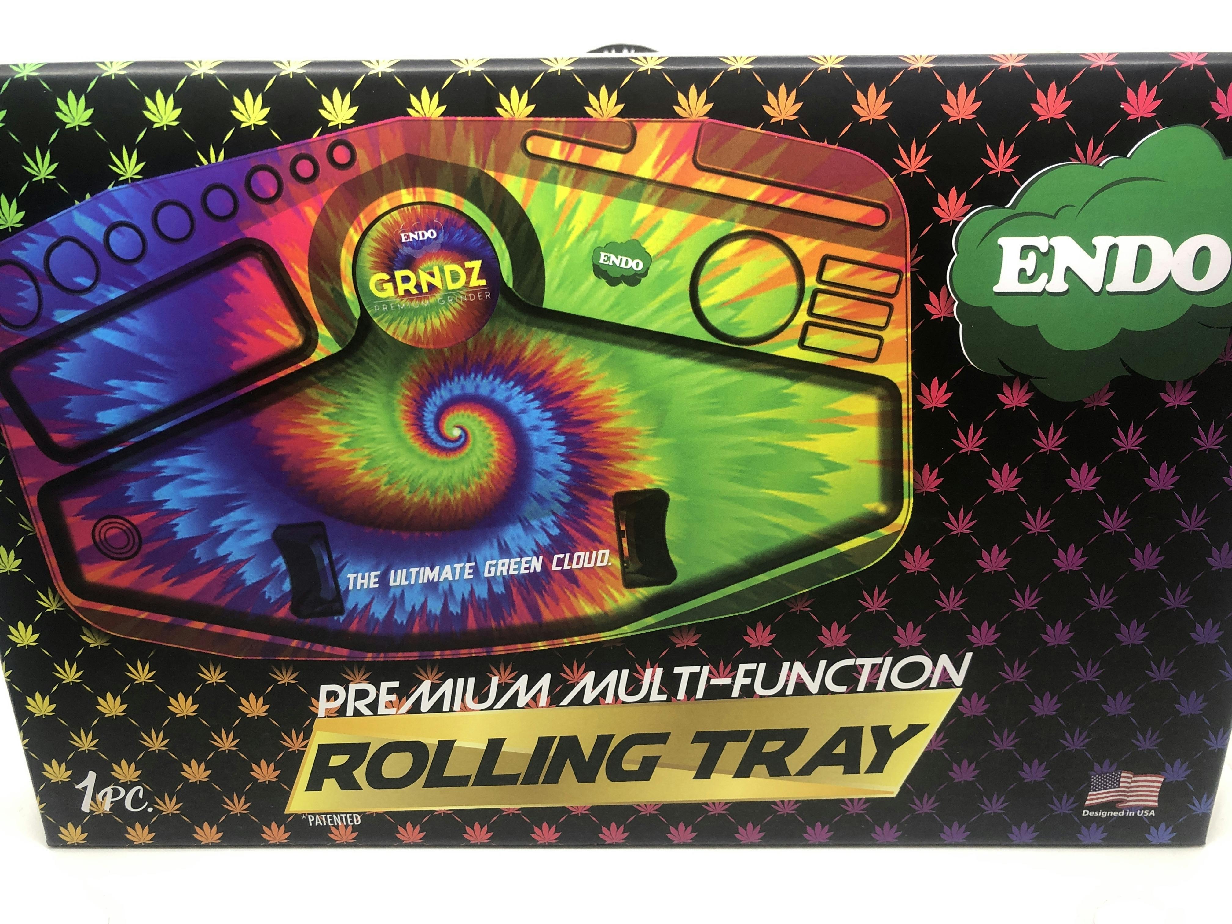 Multi Function Rolling Tray (TieDye) By Endo (Taxes Included, OTD Pricing)