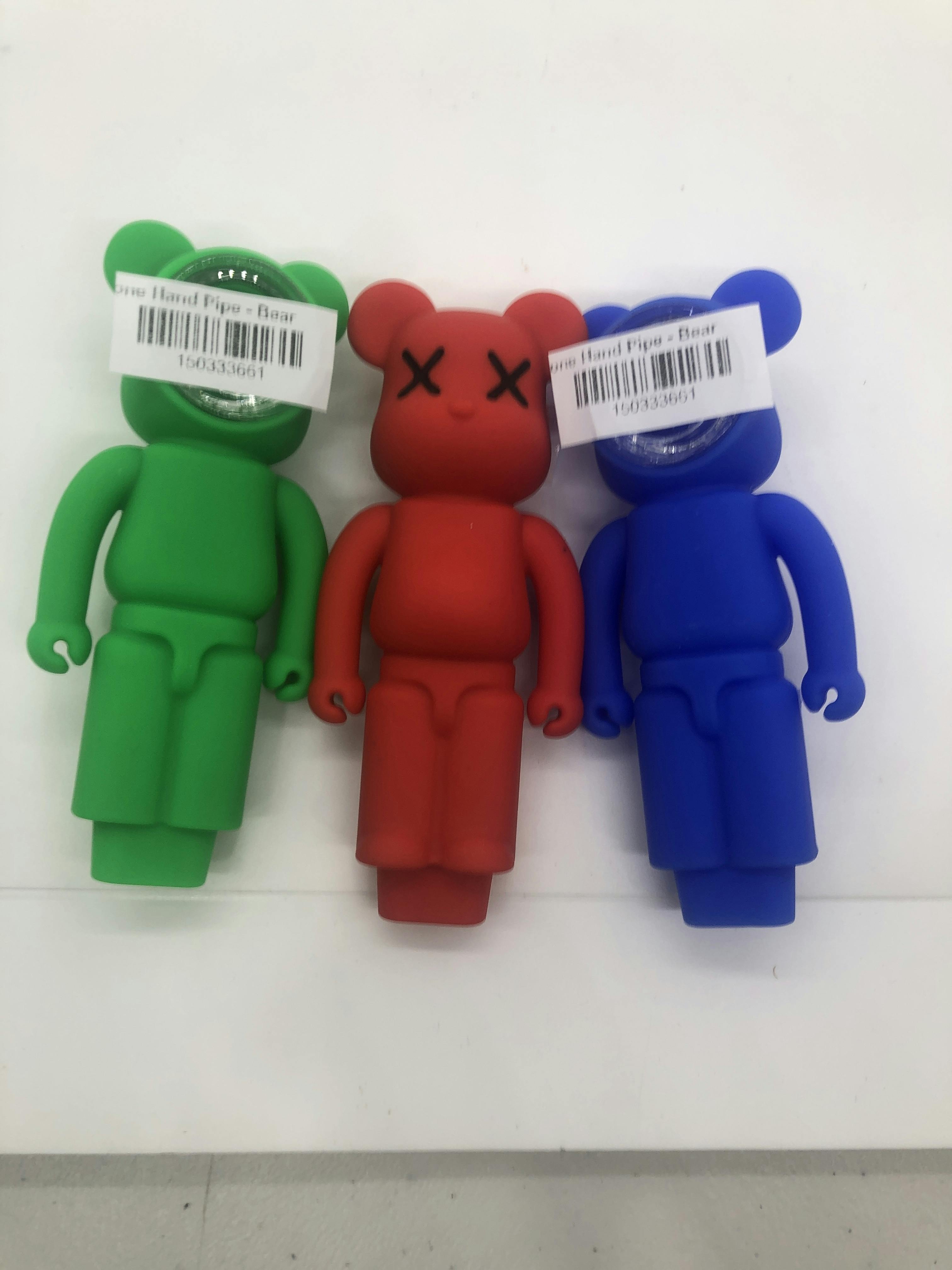 Silicone Hand Pipe - Bear (Taxes Included, OTD Pricing)