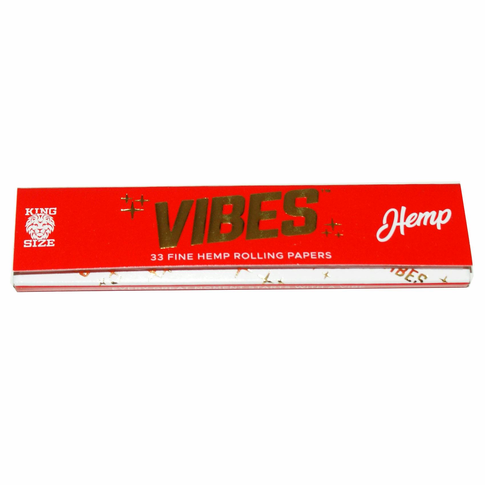Vibes Hemp Papers (Tax included, OTD Pricing)