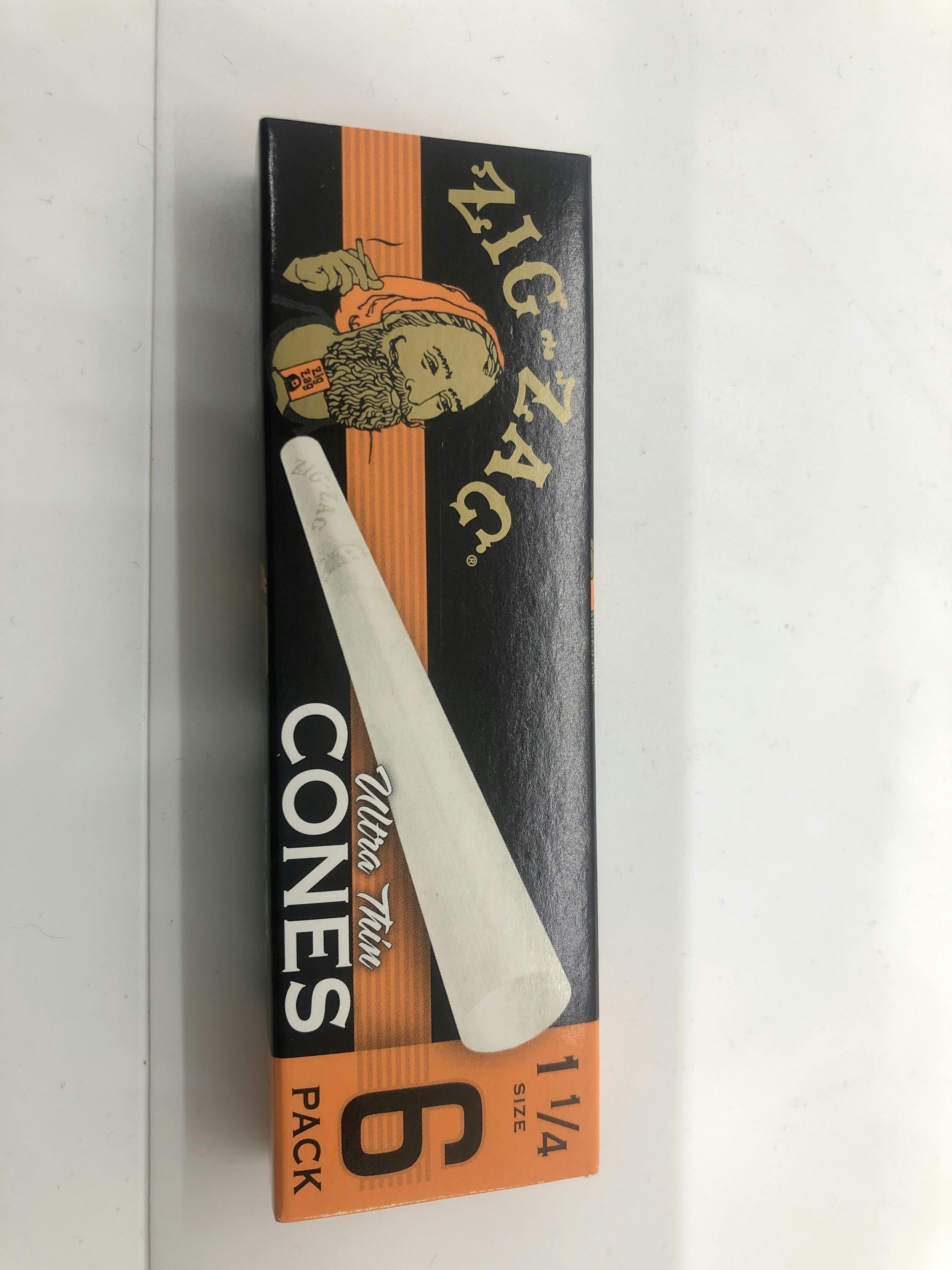 1 1/4" 6pk Cones By Zig Zag (Taxes Included, OTD Pricing)