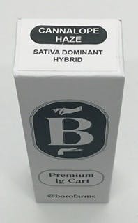 Cannalope Haze Cartridge 1g by Boro Family Farms (Taxes Included, OTD Pricing)
