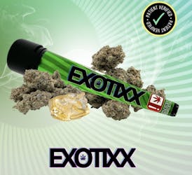 **BOGO** Jack Crack Infused Pre Roll 1.3g By Exotixx (Taxes Included, OTD Pricing)