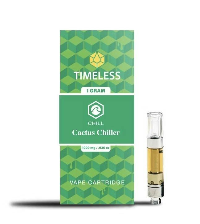 Cactus Chiller Cartridge 1g By Timeless (Taxes Included, OTD Pricing)