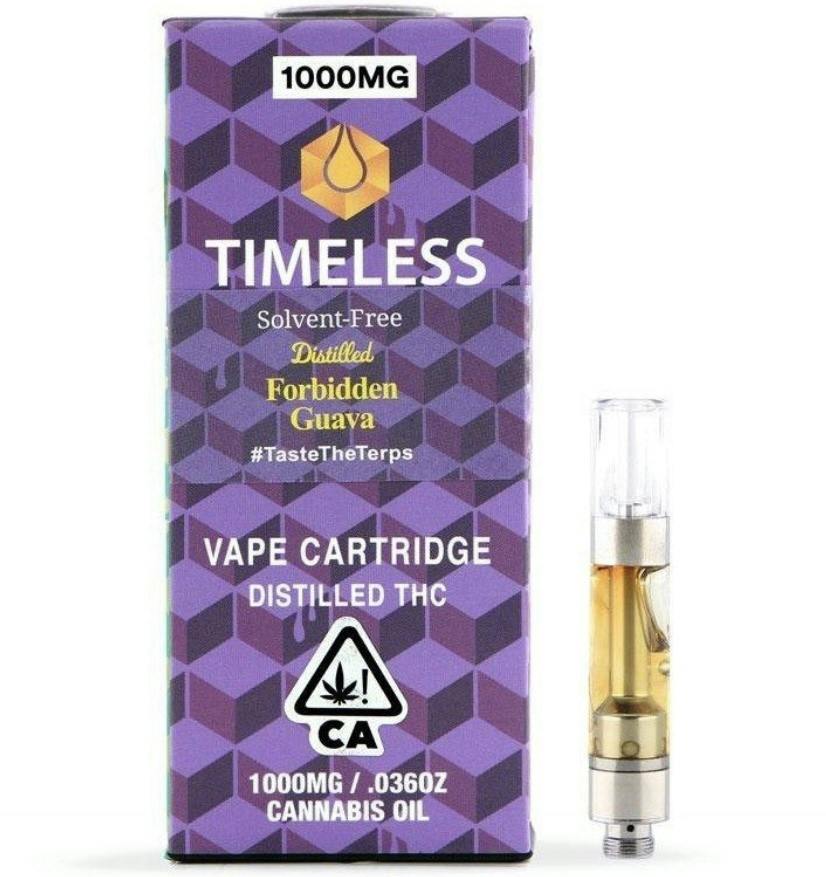 Forbidden Guava Cartridge 1g By Timeless (Taxes Included, OTD Pricing)