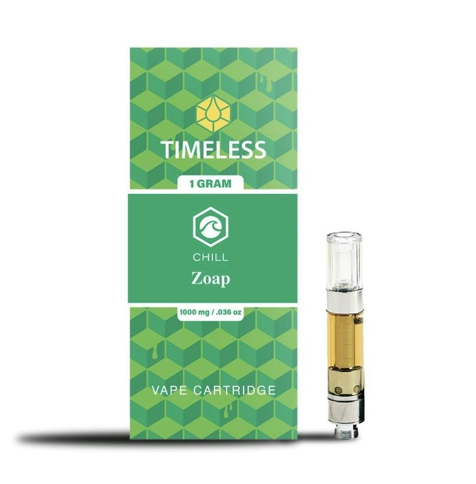 Zoap Cartridge 1g By Timeless (Taxes Included, OTD Pricing)