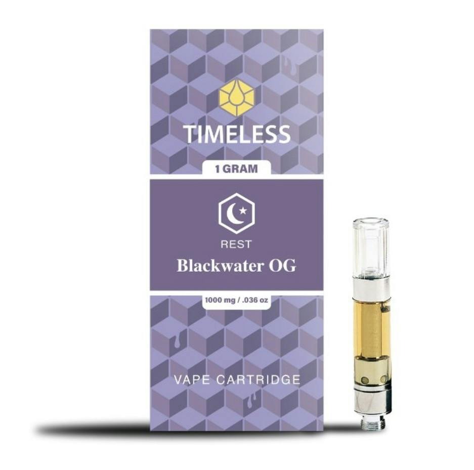 Blackwater OG Cartridge 1g By Timeless (Taxes Included, OTD Pricing)