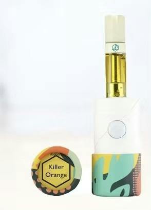 Killer Orange Cartridge 1g By Sunday Extracts (Taxes Included, OTD Pricing)