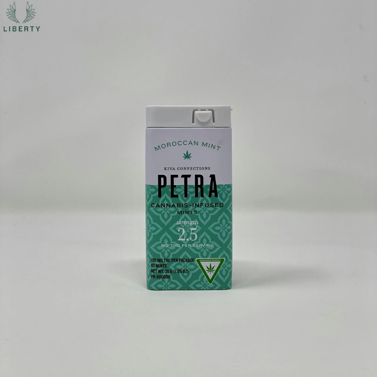 Kiva Petra Moroccan Mints (40 x 2.5mg)
