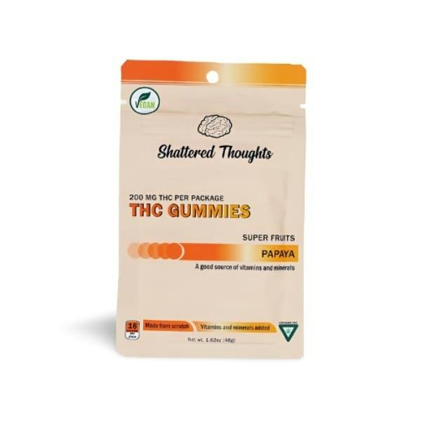 Shattered Thoughts Papaya Gummies