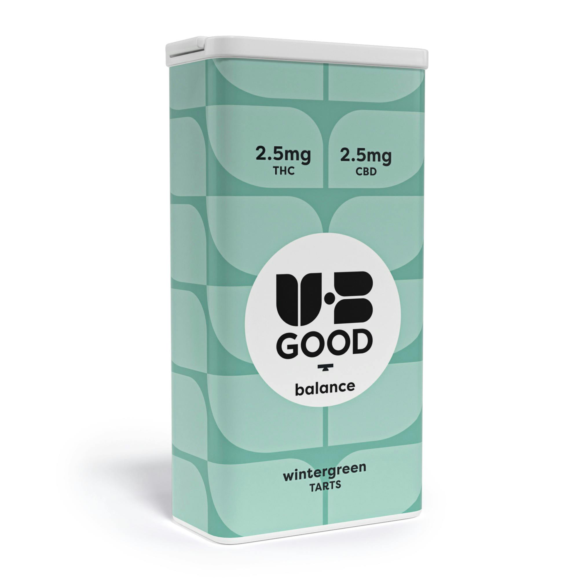 UB Good | Wintergreen 1:1 CBD Balance 40ct | 100mg Tarts