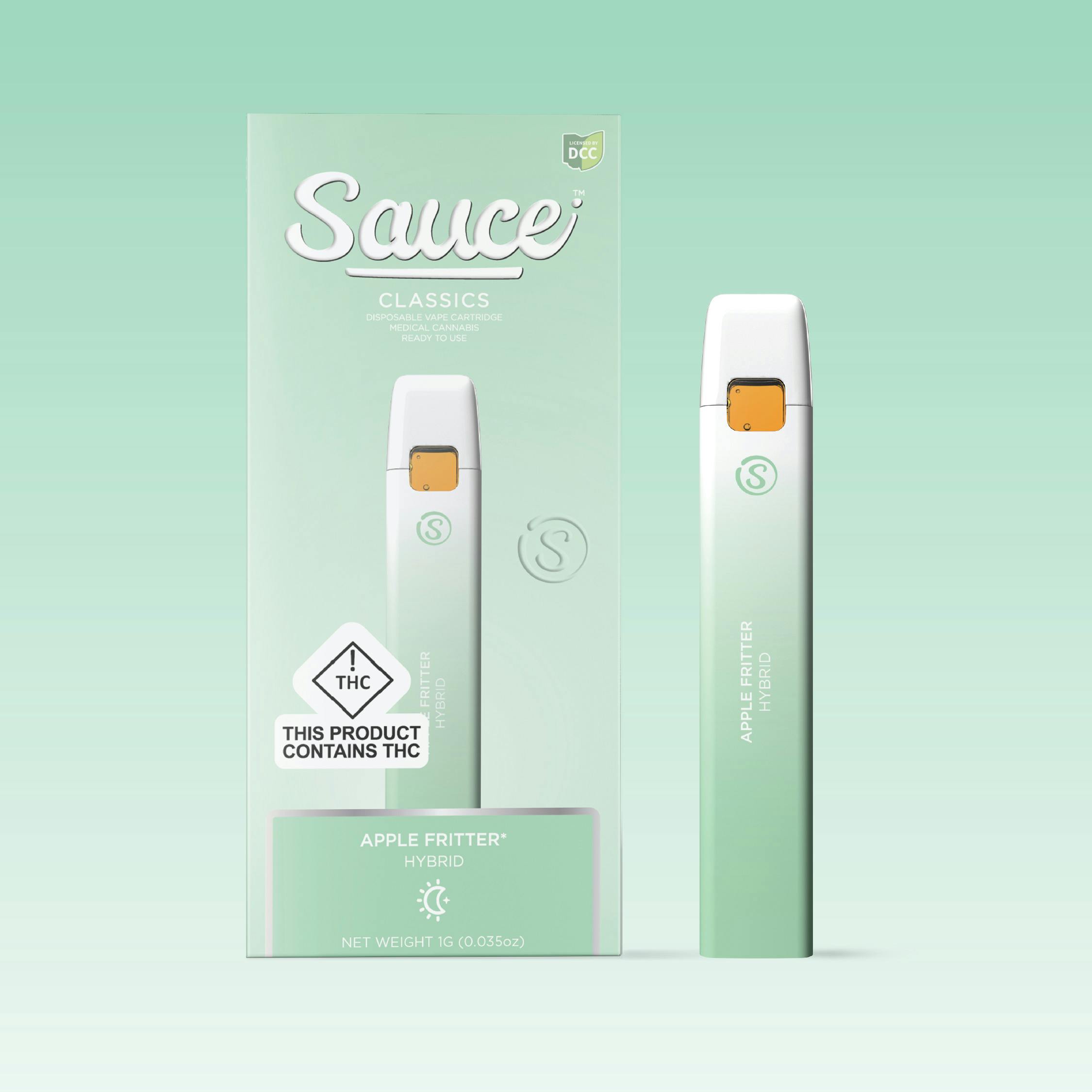 Sauce | Harvest Green | 1g Distillate + Botanical Terpenes Disposable Vape