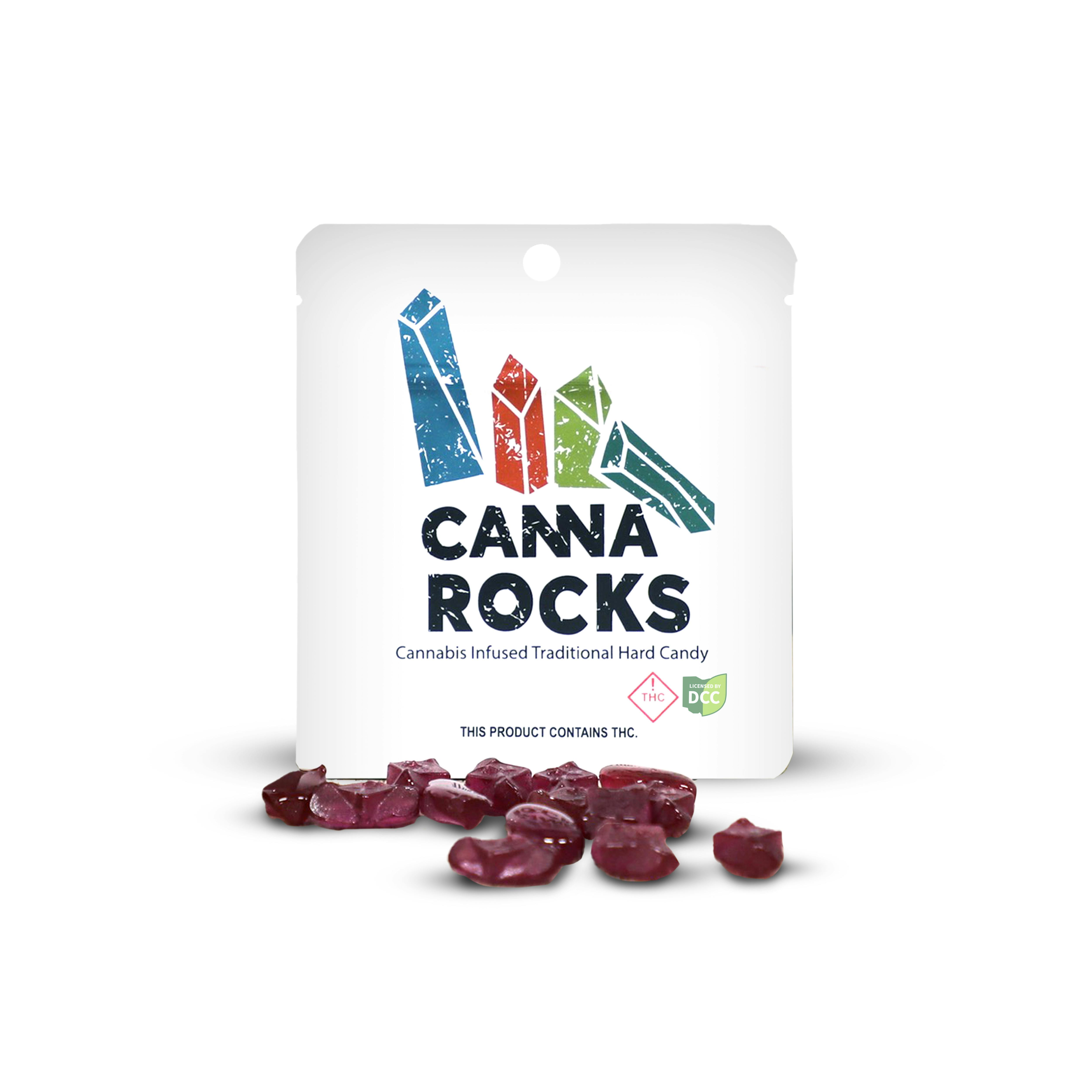 Cannarocks | Sugar-Free Root Beer 20 pc | 110mg Hard Candy