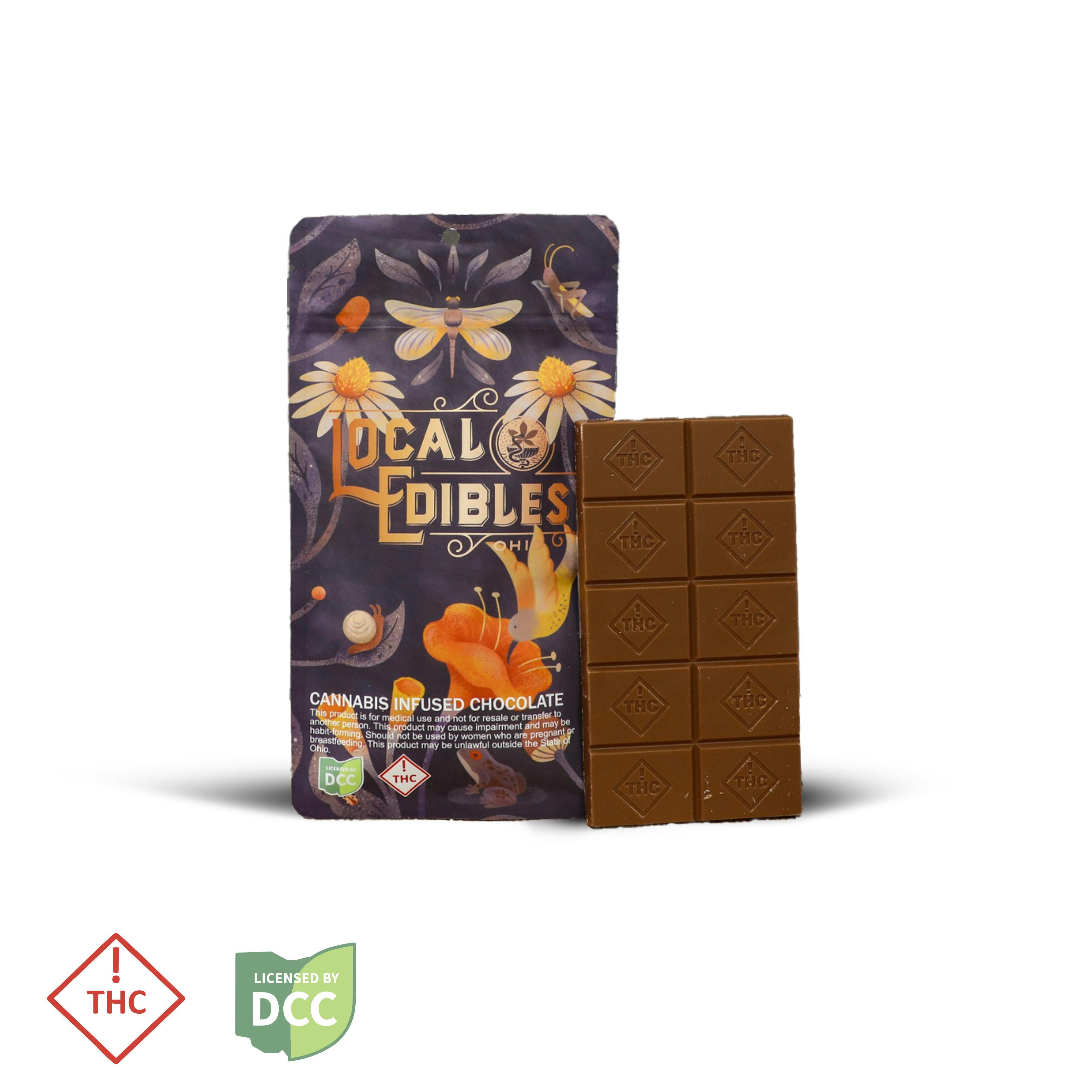 Local Edibles | Espresso 10 pc | 550mg Chocolate Bar