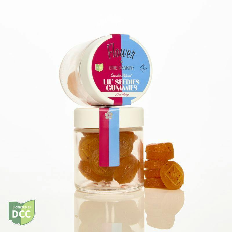 Edie Parker | Lime Mango +CBG 10pc | 25mg Gummies
