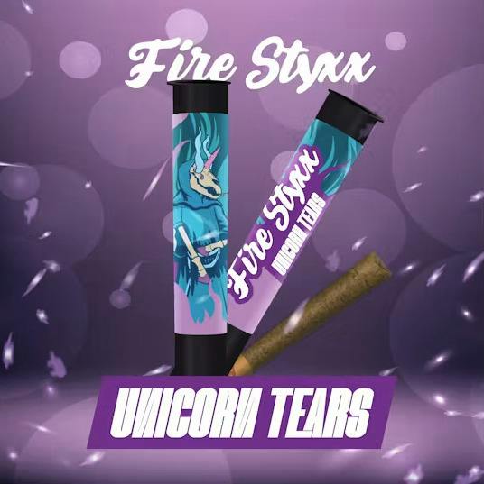 Fire Styxx 1g Single Infused Preroll - Unicorn Tears