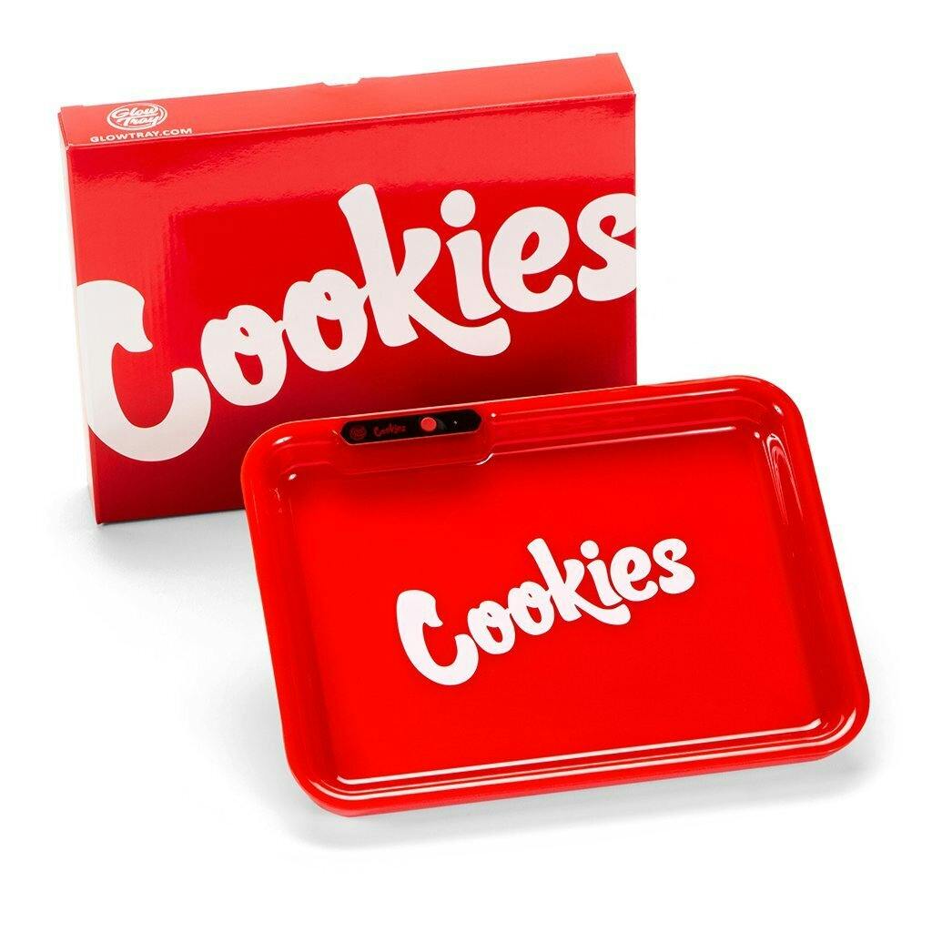 Cookies - V4 Glow Tray - Rolling Tray - Red