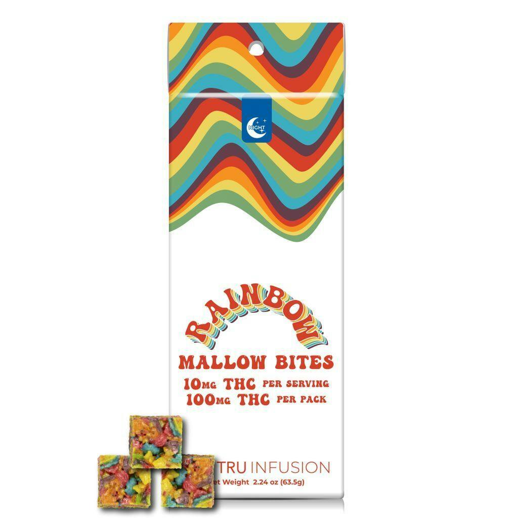 Tru Infusion Night Rainbow Mallow Bites 100mg [10pk]