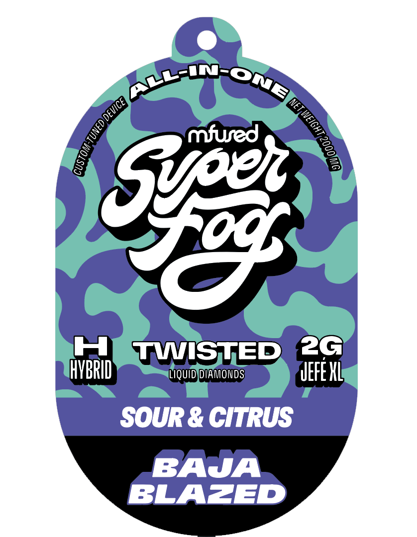 SuperFog Twisted Baja Blazed Live Resin 2g All-In-One