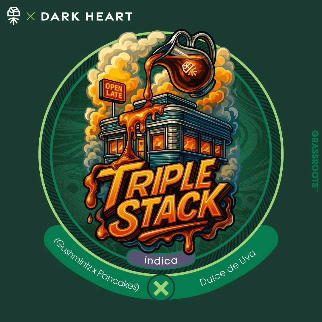 DARK HEART | TRIPLE STACK | 3.5G FLOWER