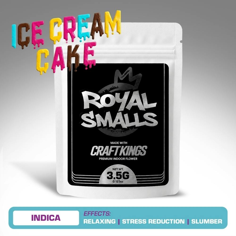 CRAFT KINGS ROYAL SMALLS | ICE CREAM CAKE | 3.5G FLOWER