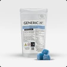 GENERIC AF | BLUE RASPBERRY GUMMY | 100MG
