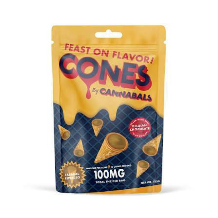 CANNABALS | CARAMEL ESPRESSO | 100MG CONES