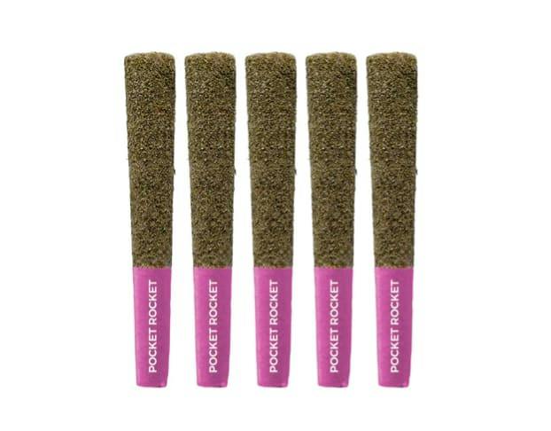 Pistol and Paris | POCKET ROCKETS BLUE SURFER INFUSED PRE-ROLLS | 5 x 0.5g