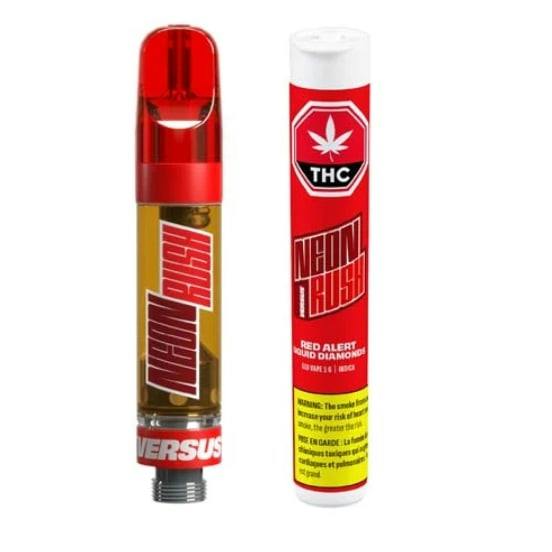 Versus | NEON RUSH RED ALERT LIQUID DIAMONDS VAPE CART | 1g