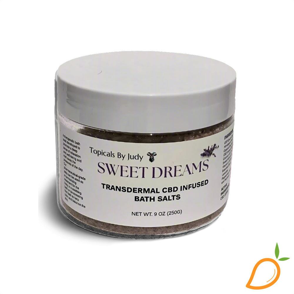 100mg 5pk CBD Sweet Dreams Bath Scoops Topicals by Judy