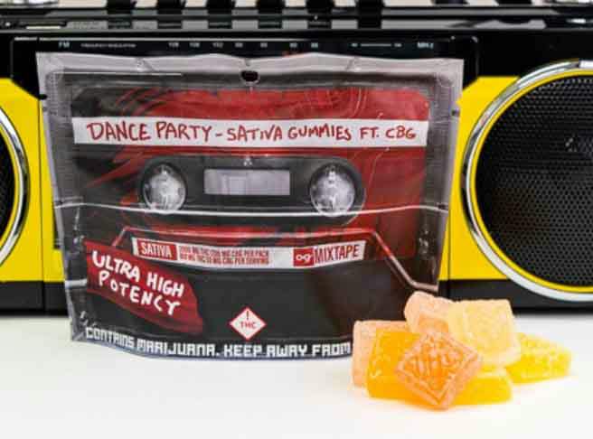 og Mixtape Dance Party - Sativa Gummies (2000mg THC / 200mg CBG)