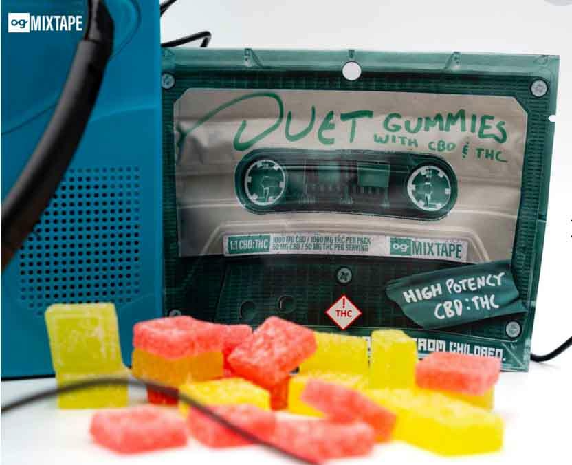 og Mixtape Duet Gummies with CBD & THC (1:1 - 2000mg)