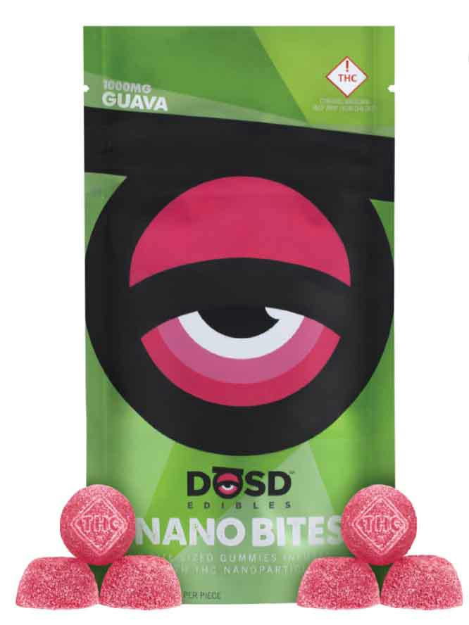 DŌSD Edibles - 1000mg Nano Bites - Guava