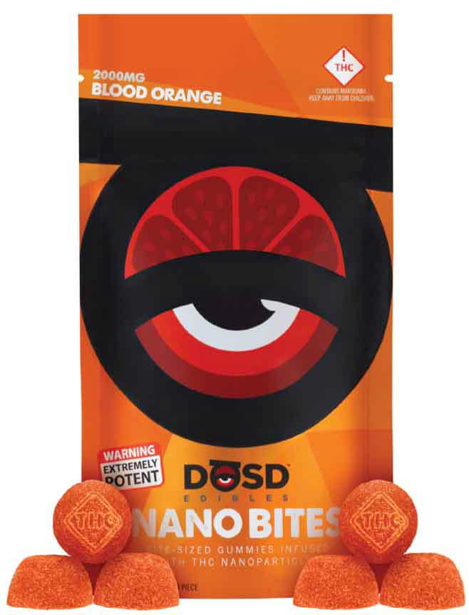 DŌSD Edibles - 2000mg Nano Bites - Blood Orange