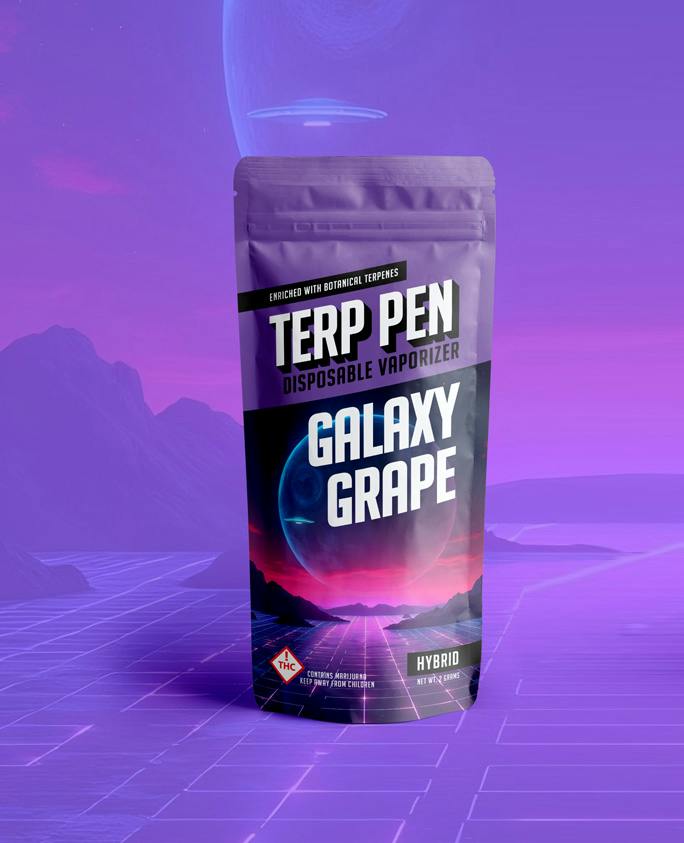 2 Gram Grape Galaxy Terp Pen Disposable Vaporizer