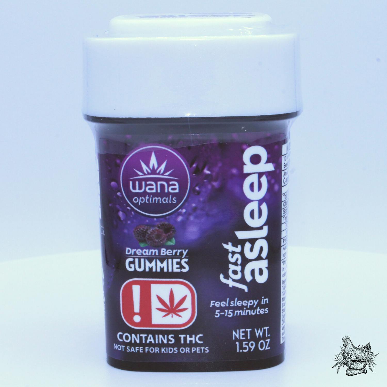 WANA-100MG FAST ASLEEP GUMMIES-DREAM BERRY