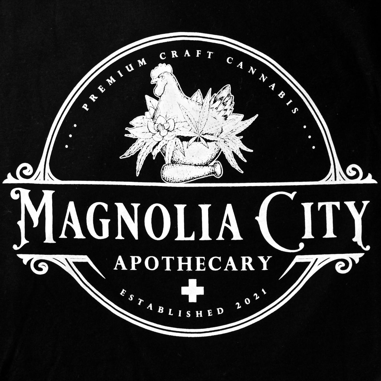 BLACK MCA T-SHIRT - MEDIUM