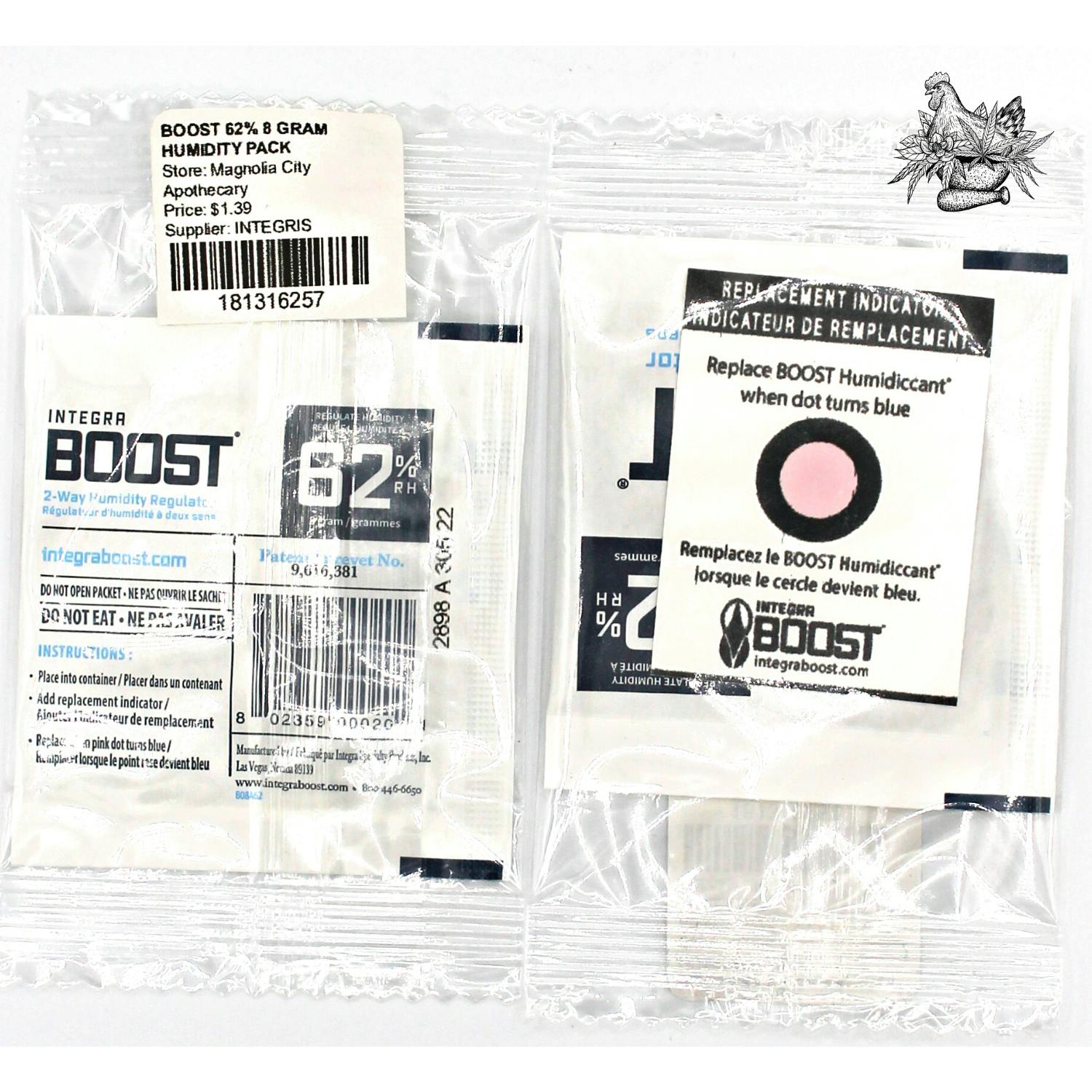 BOOST 62% 8 GRAM HUMIDITY PACK