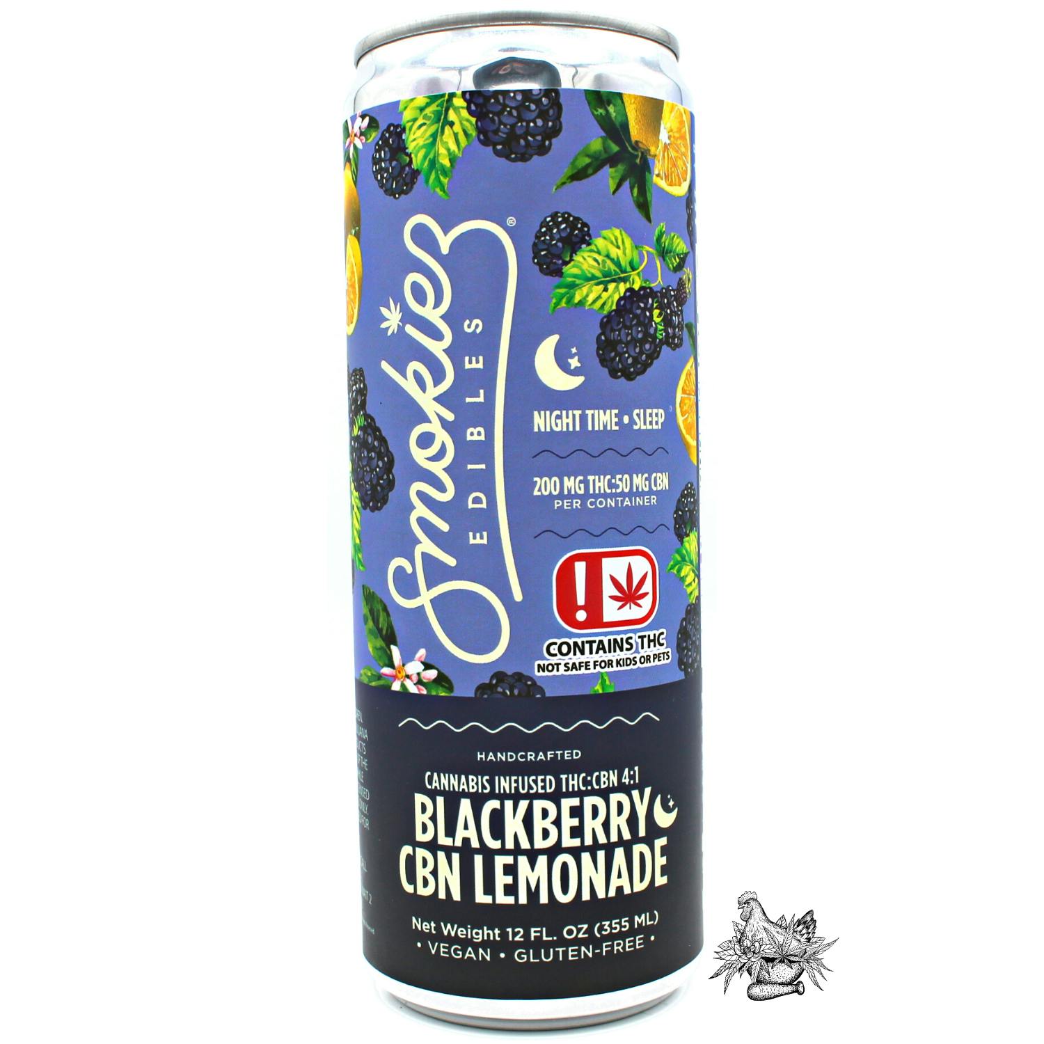 SMOKIEZ-INFUSED BLACKBERRY LEMONADE-200MG THC:50MG CBN