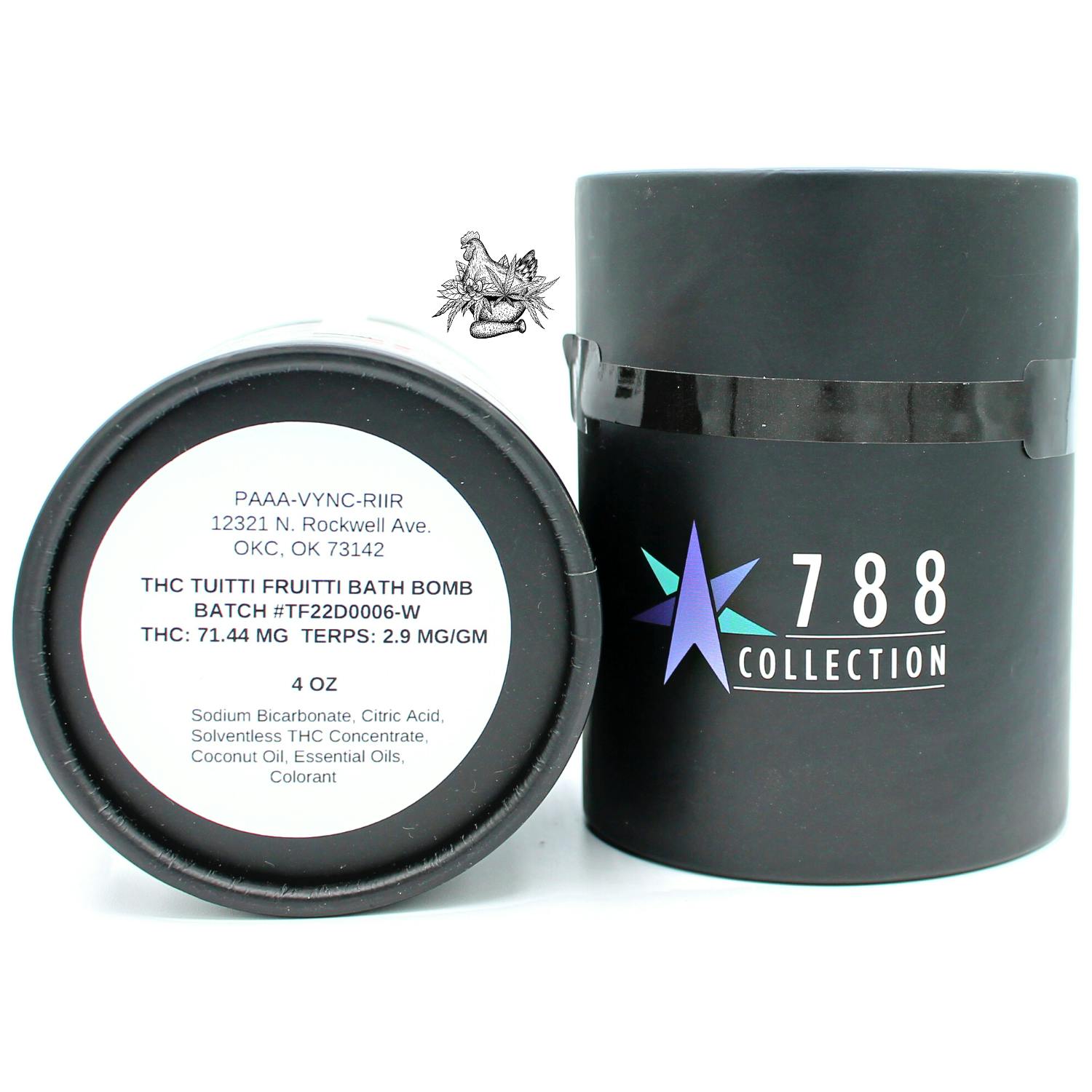 788 COLLECTION-THC TUTTI FRUITTI BATH BOMB-70MG